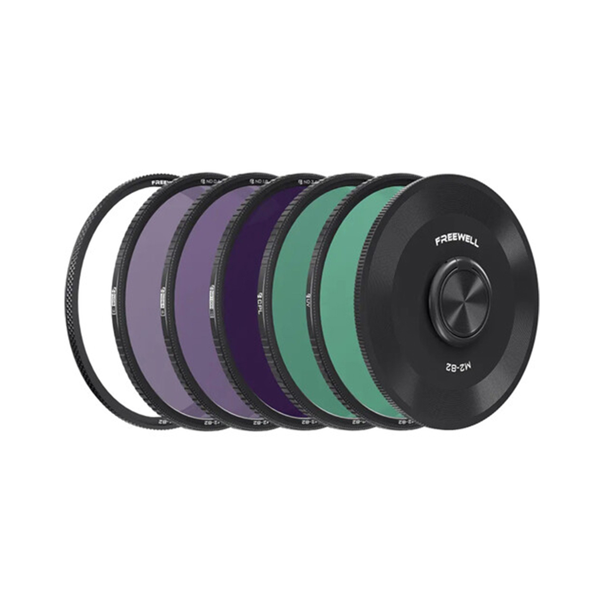 

Freewell M2 Magnetic Quick Swap Filter w/ND8, ND64,ND1000,CPL & UV Filter,5-Pack 67mm