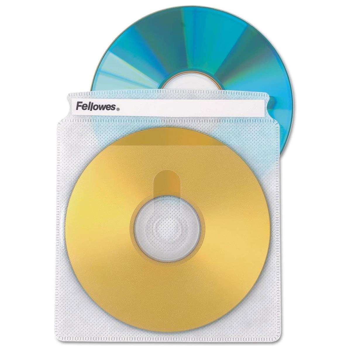Image of Fellowes Double-Sided CD/DVD Sleeves