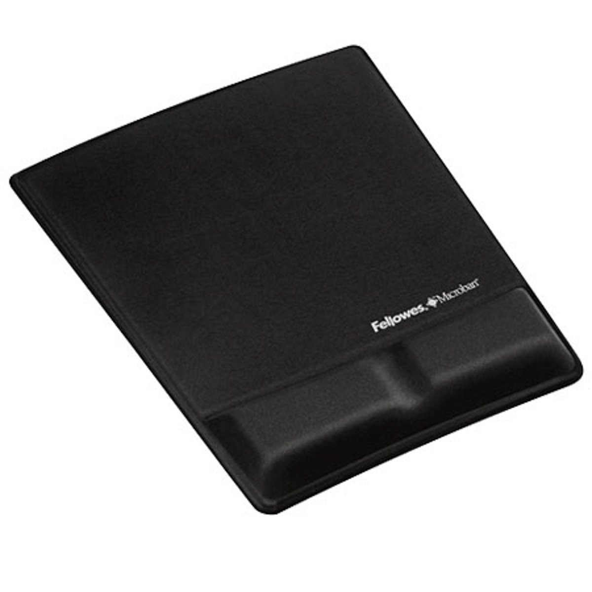 

Fellowes Mouse Pad/Wrist Support with Microban Protection, Fabric, Black