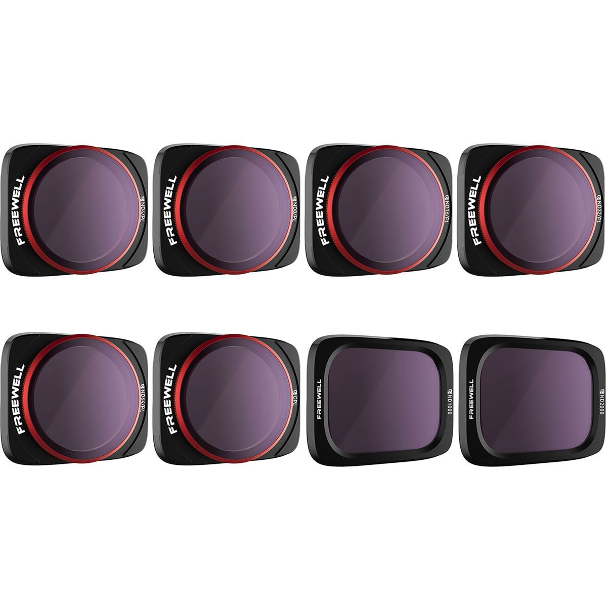 

F & V Freewell All-Day Filters for DJI Air 2S, 8-Pack