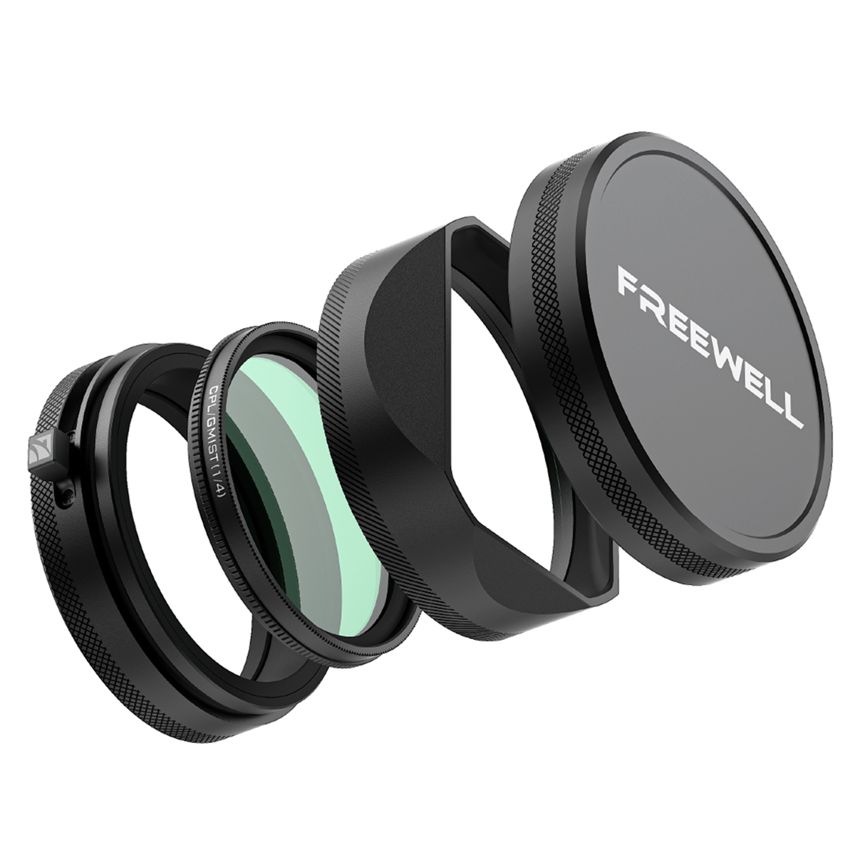 

Freewell Hybrid CPL/Glow Mist 1/4 Filter Kit with Lens Hood for Fuji X100 Series Black