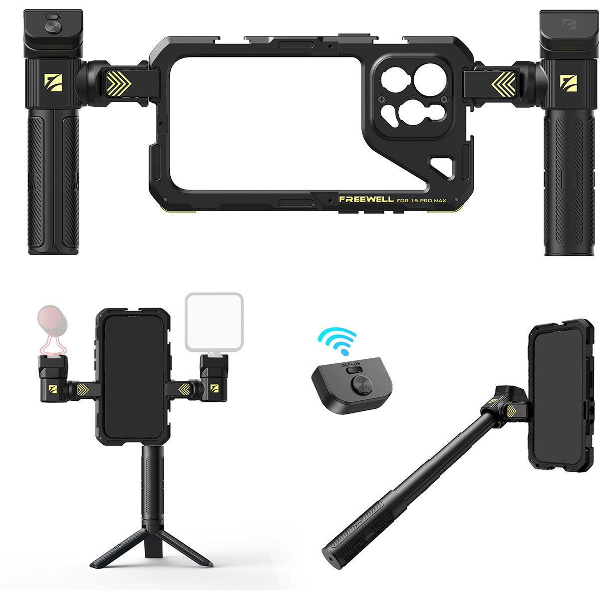 

Freewell Genius Smartphone Rig Cage iPhone 15 Pro Max