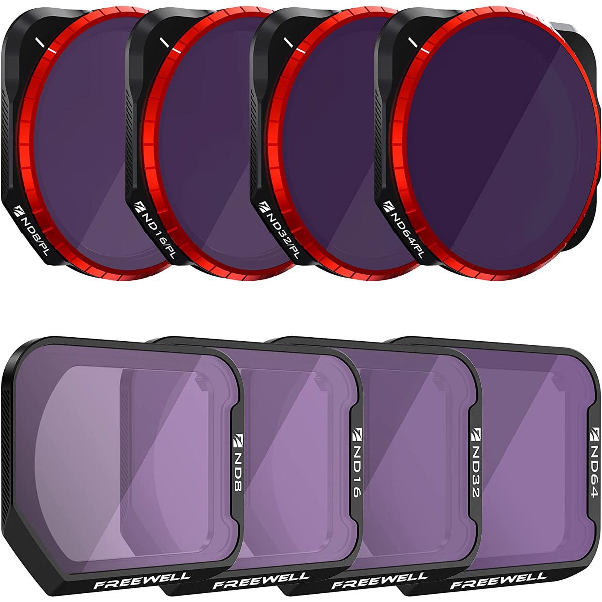 

Freewell All Day Filter Kit for DJI Mavic 3 Classic Drone, 8-Pack