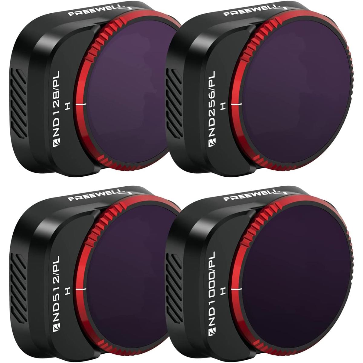 

Freewell ND/PL Long Exposure Lens Filter Kit for DJI Mini 3 Pro Drone, 4-Pack