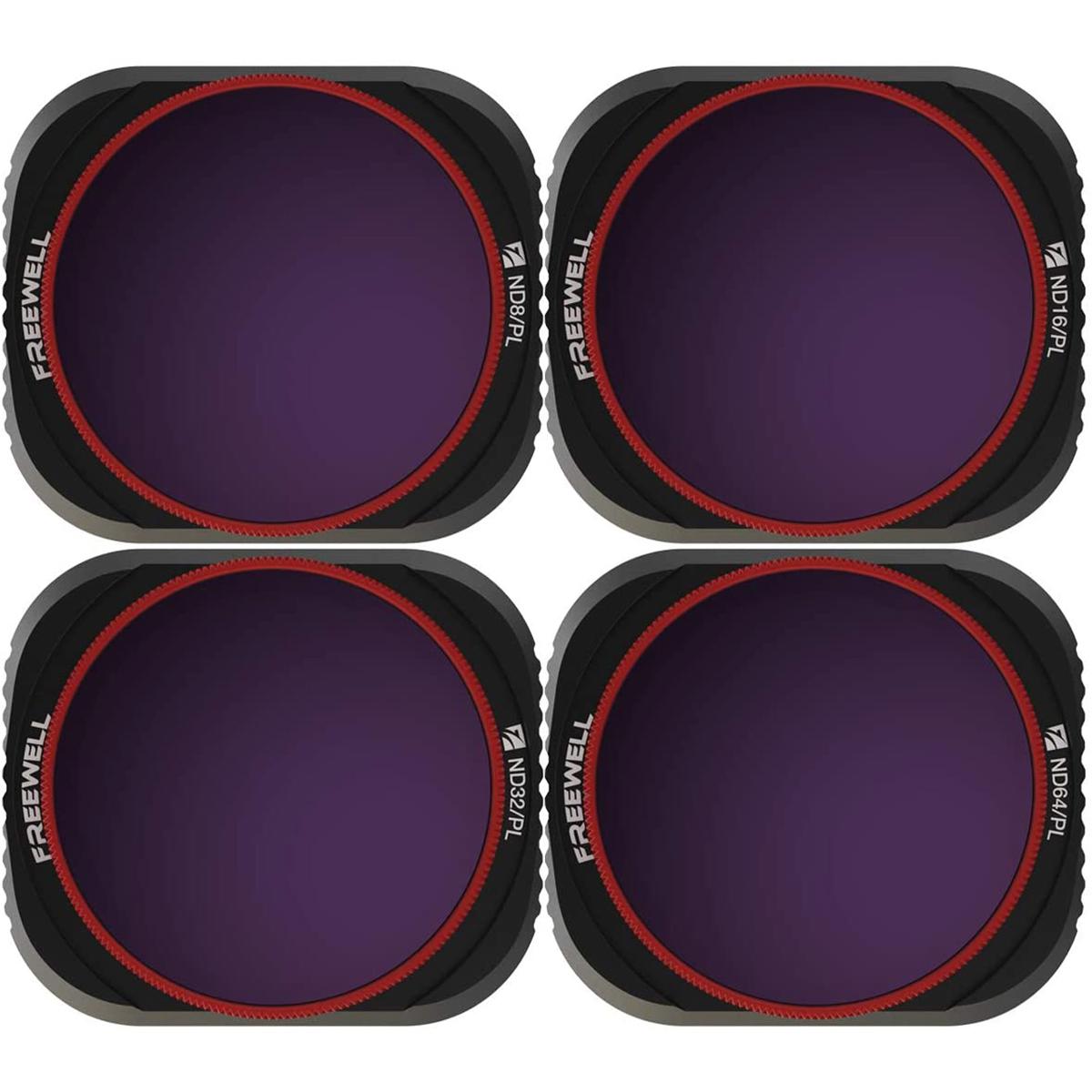 

Freewell Bright Day ND/PL Filter Kit for DJI Mavic 2 Pro, 4-Pack