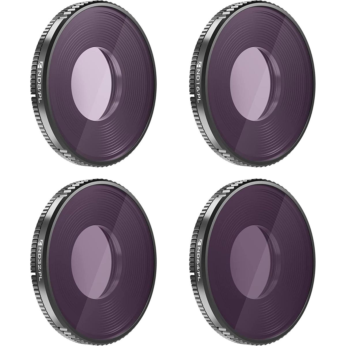 

Freewell Bright Day ND/PL Hybrid Lens Filter Kit for DJI Osmo Action 3, 4-Pack