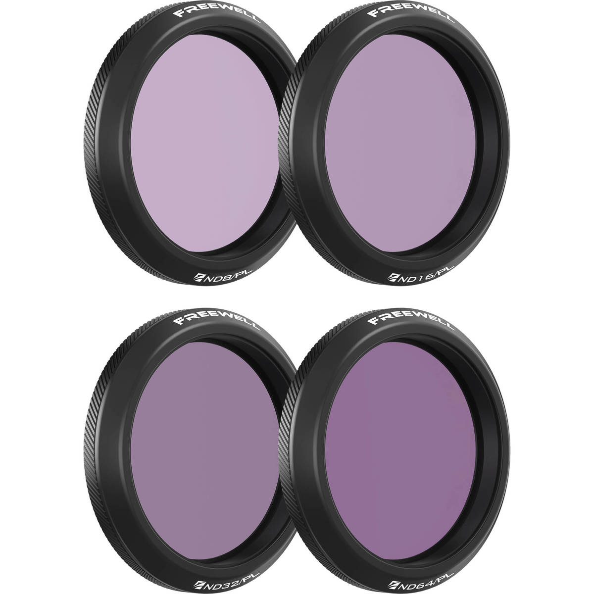 

Freewell Bright Day ND/PL Hybrid Filter Kit for Osmo Action 5 Pro/4/3, 4-Pack