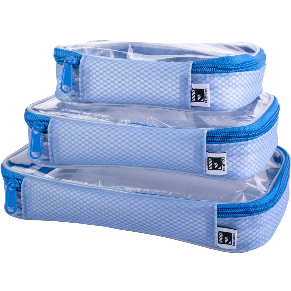 

Filmsticks Thermoplastic Polyurethane Transparent Cases, Blue, Set of 3