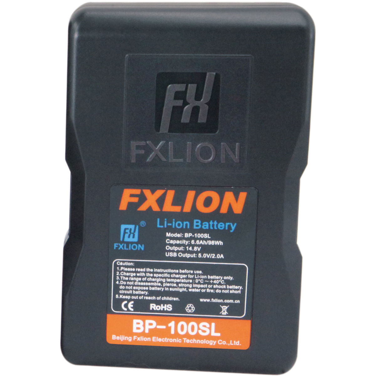 

FX Lion Cool Blue BP-100SL 14.8V 98Wh V-Mount Lithium-Ion Battery w/OLED Screen