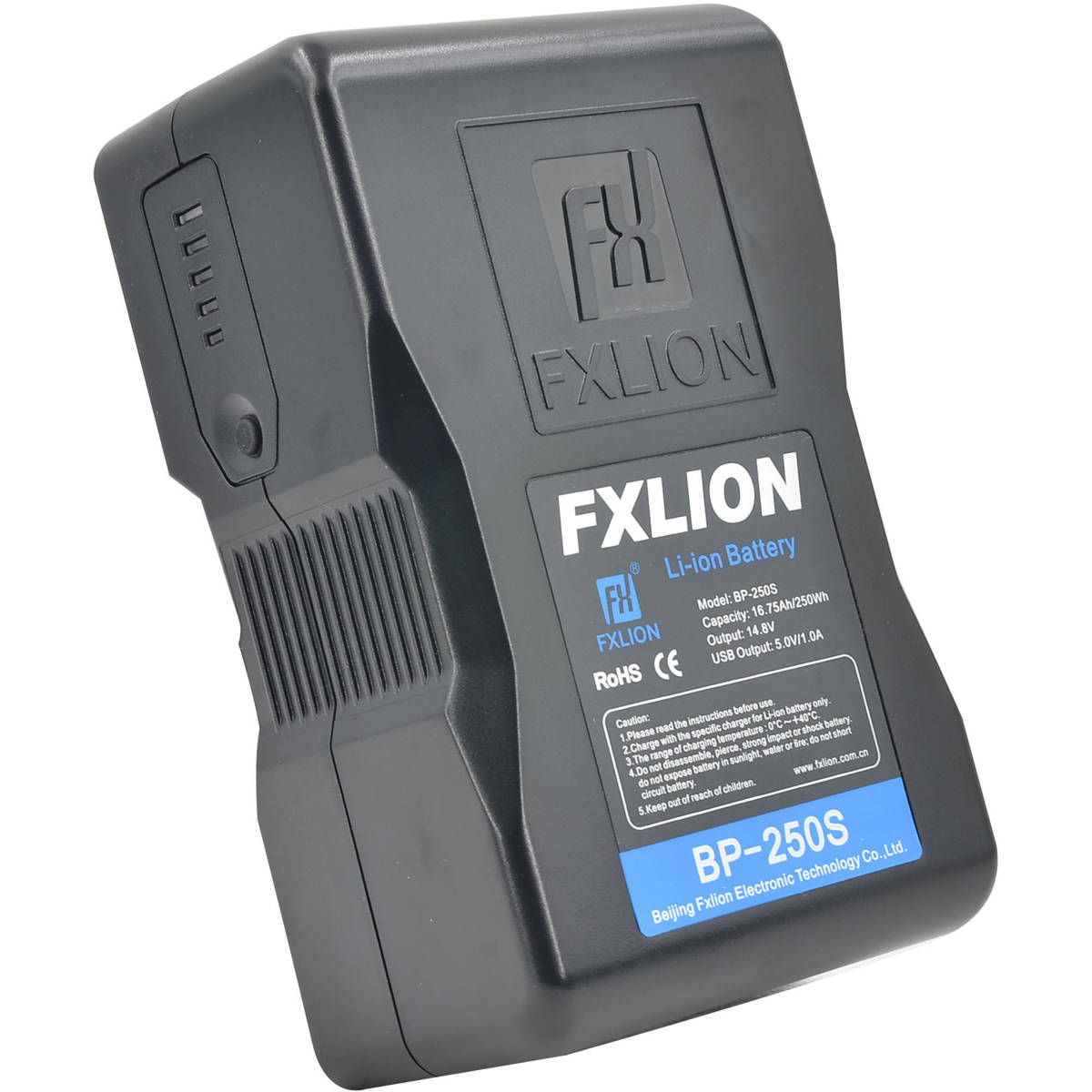 

FX Lion Cool Black BP-250S 14.8V 250Wh V-Mount Lithium-Ion Battery