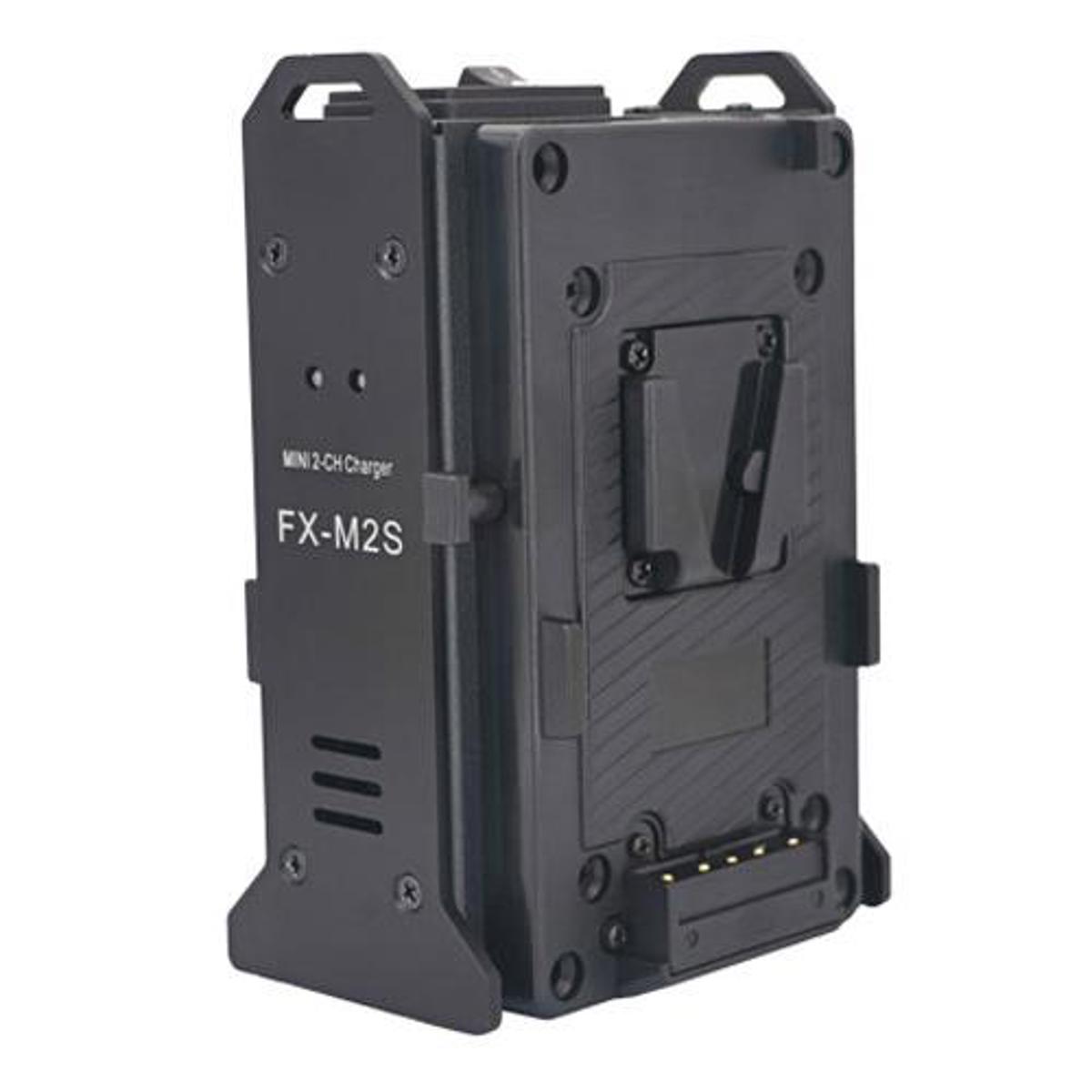 Image of FX Lion FX-M2S Mini 2-Channel V-Mount Battery Charger