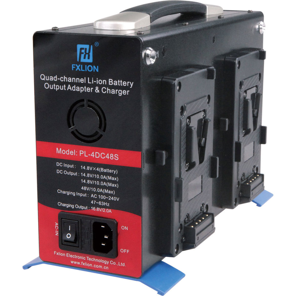 

FX Lion PL-4DC48S 48V Skypower Quad-Ch V-Mount Battery Output Adapter & Charger