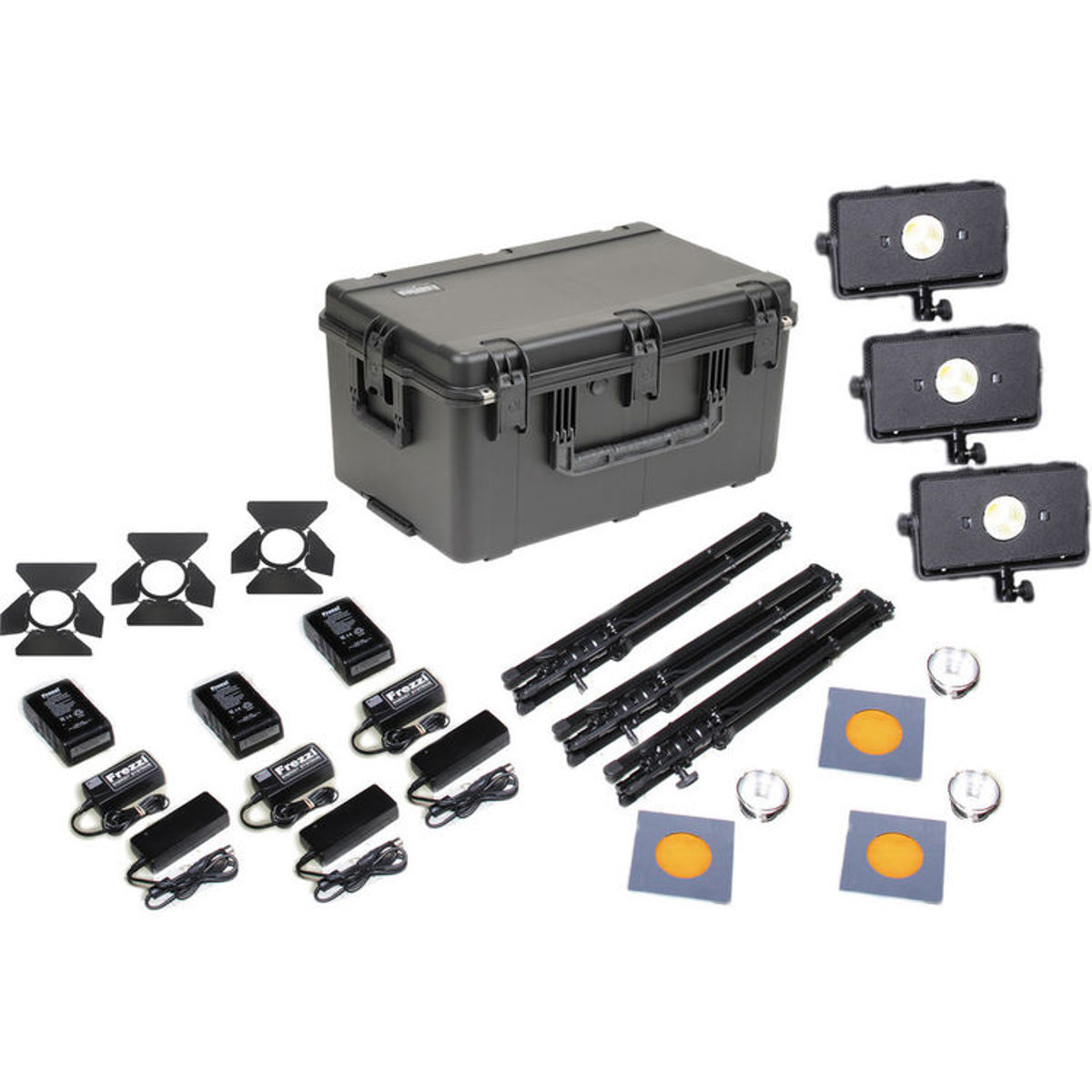 

Frezzi Skylight Triple AC/DC Anton Bauer-Mount Light Kit