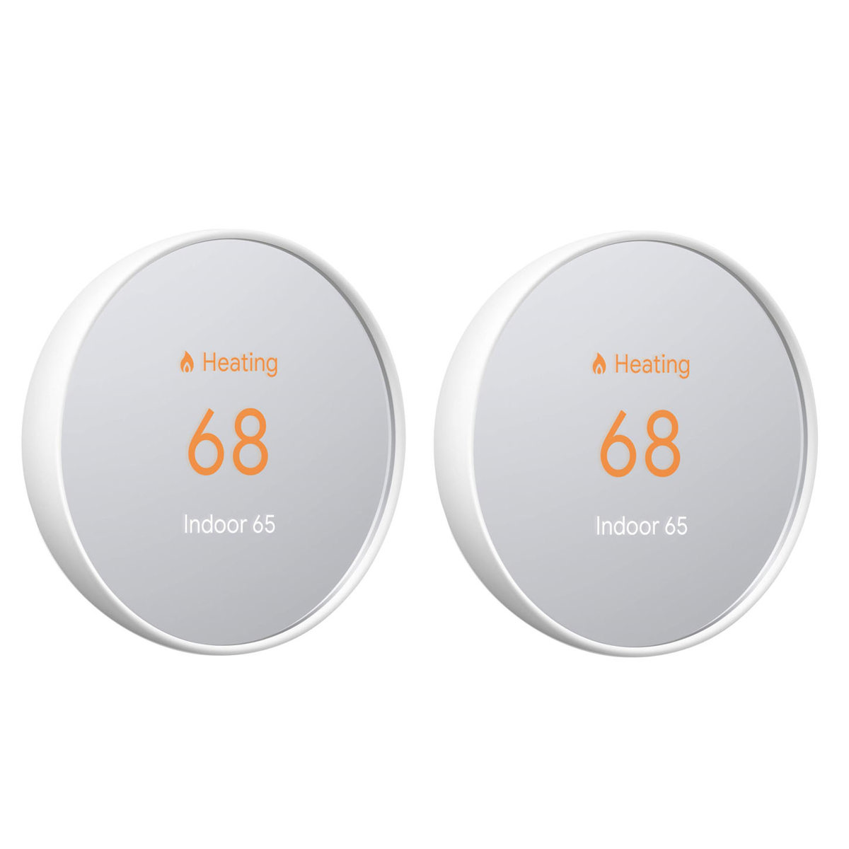 

Google Nest 2 Pack Google Nest Thermostat, Snow