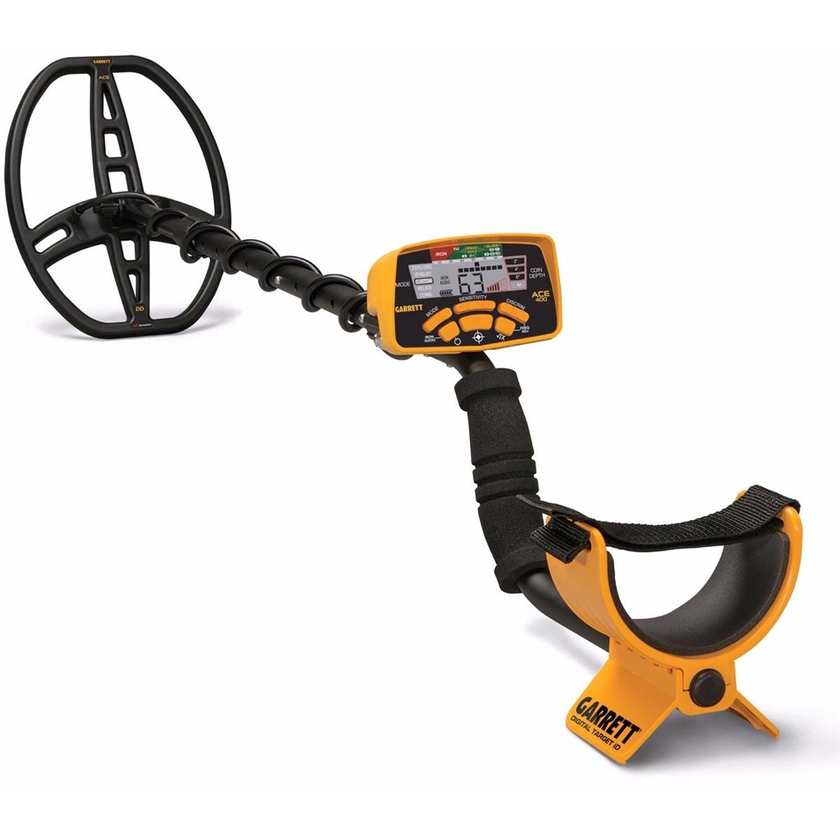 Image of Garrett ACE 400 Metal Detector with 8.5x11&quot; PROformance DD Search Coil