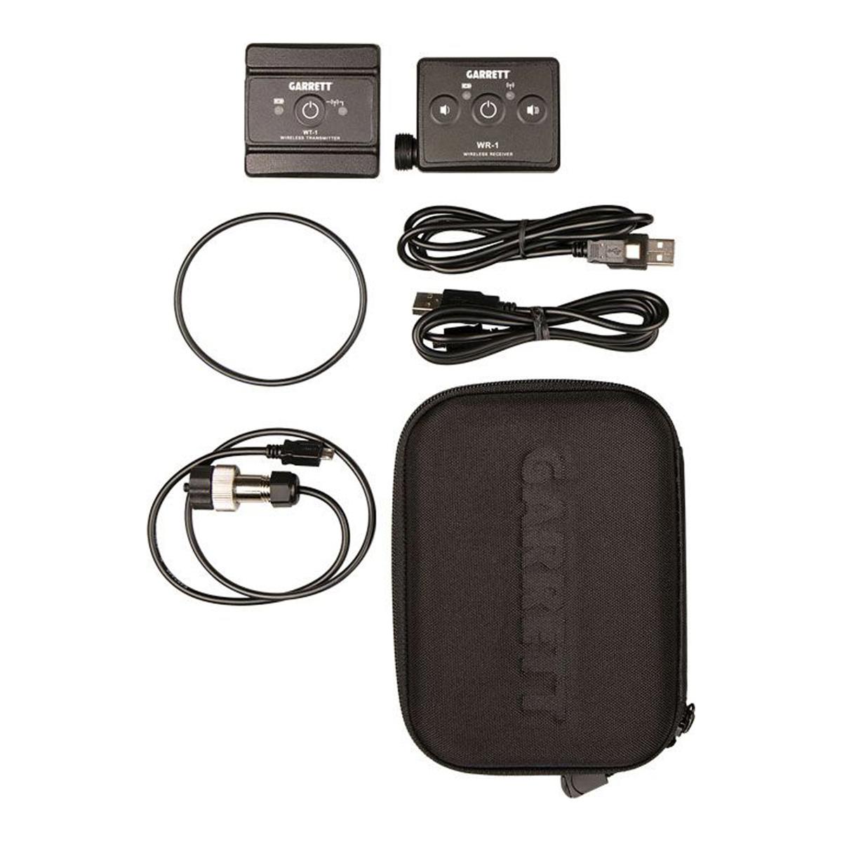

Garrett Z-Lynk 2-Pin Headphone Kit w/ WT-1 Wireless Transmitter & WR-1 Receiver