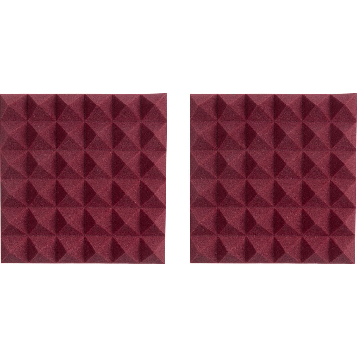 

Gator Cases 12x12" Acoustic Pyramid Panel, Burgundy, 2-Pack