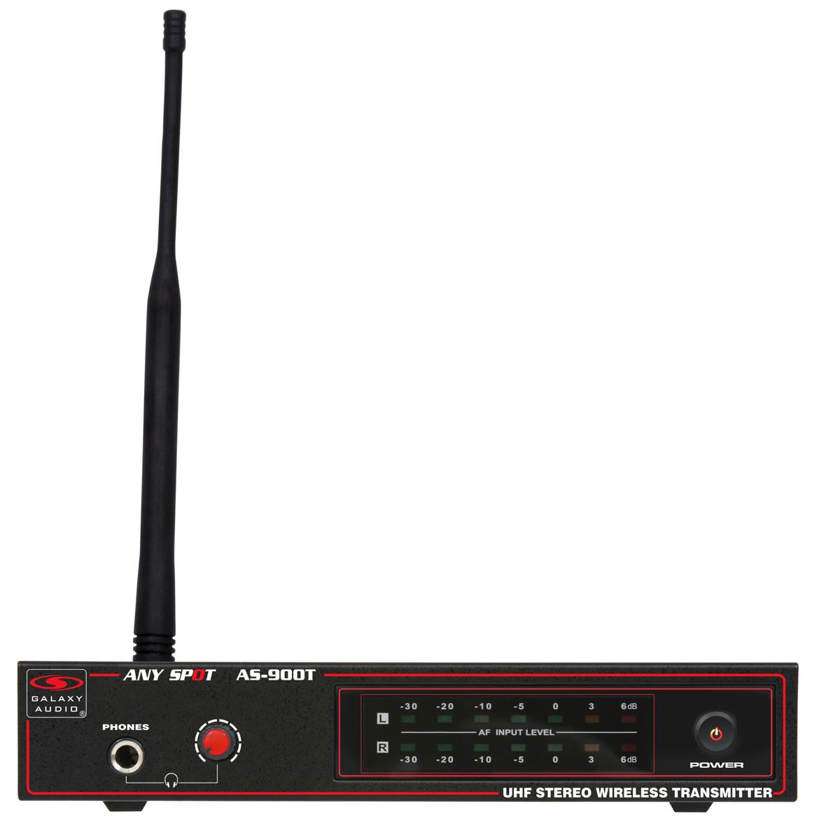 

Galaxy Audio AS-900T Wireless Personal Monitor Transmitter, N2/517.550MHz