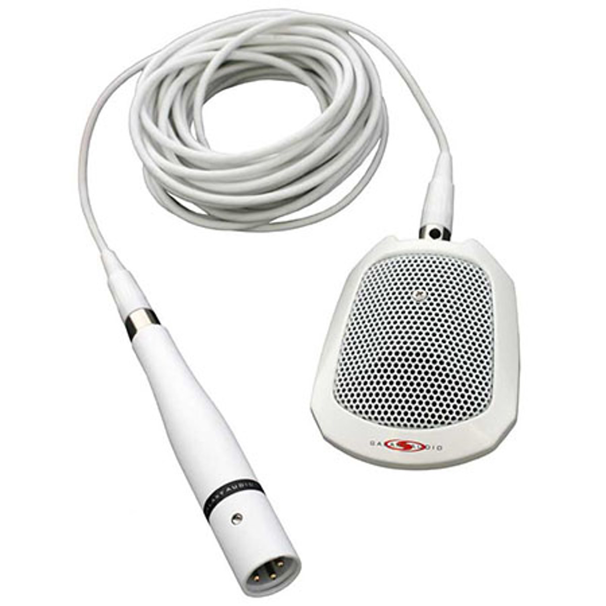 

Galaxy Audio BN-218 Cardioid Condenser Surface Mount Boundary Microphone, White