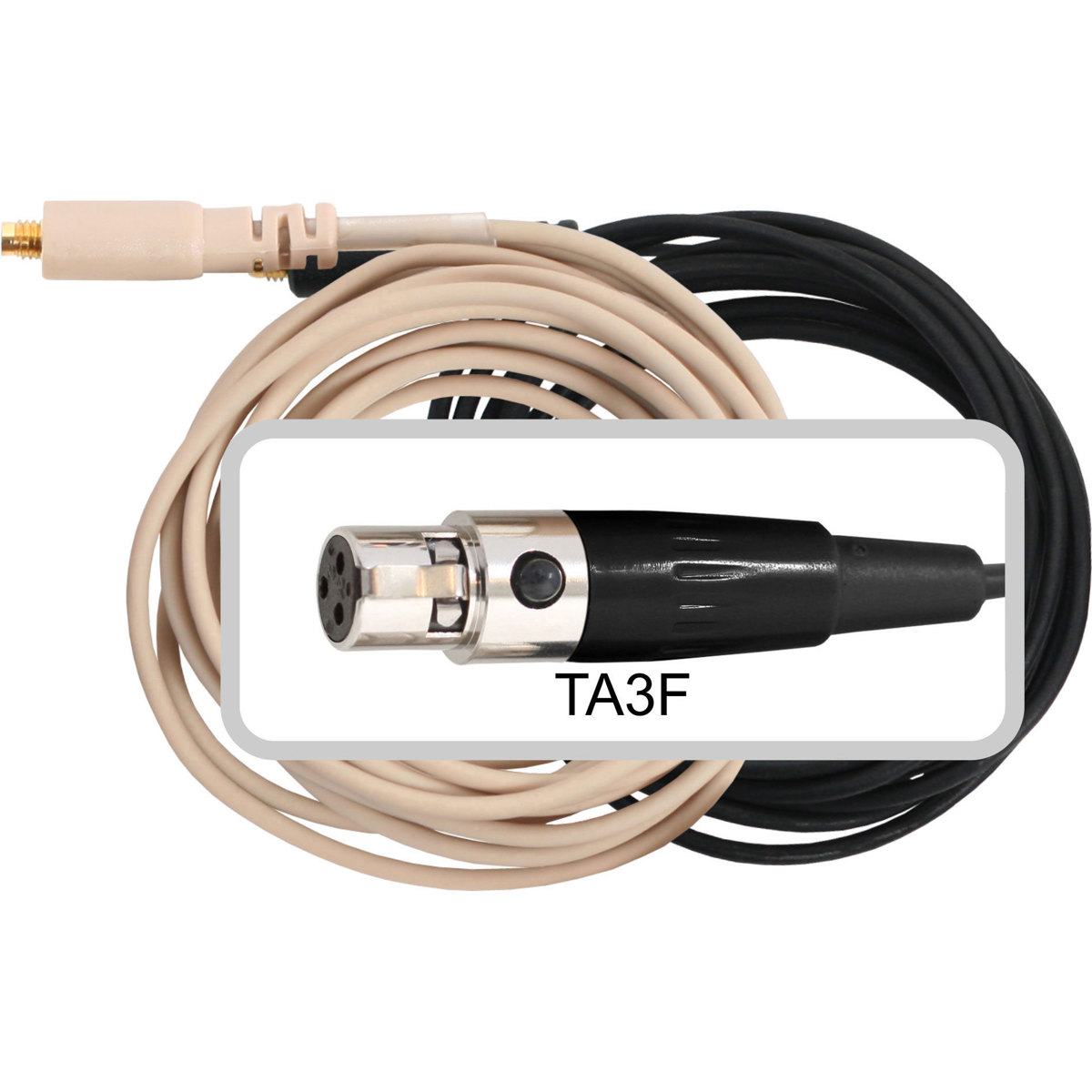 

Galaxy Audio ES3/HS3 Headset Cable with TA3F Wired, Black