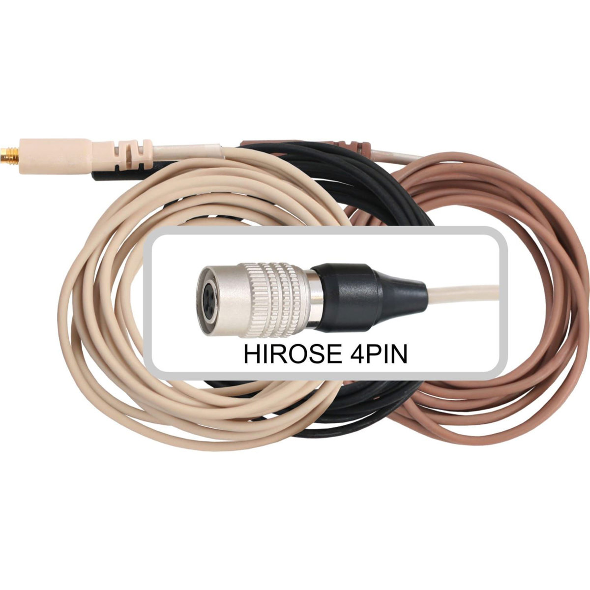

Galaxy Audio CBLAT ESS/HSD/HSE/HSH Headset Cable with HIROSE 4-Pin, Cocoa