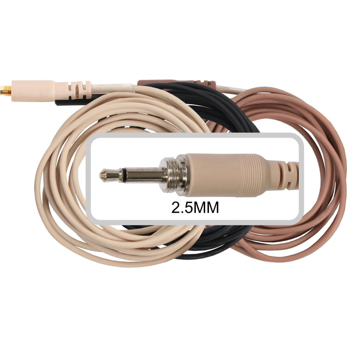 

Galaxy Audio CBLECD ESS/HSD/HSE/HSH Headset Cable with 2.5mm Locking, Cocoa