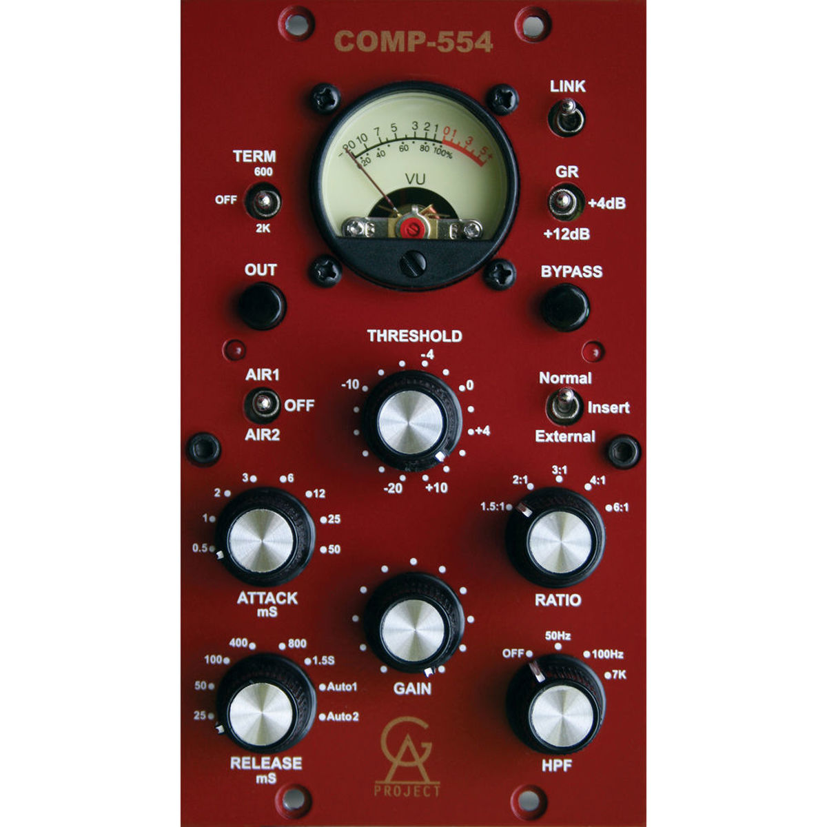 

Golden Age Project COMP-554 1-Ch Vintage Style Tube Compressor for 500 Format