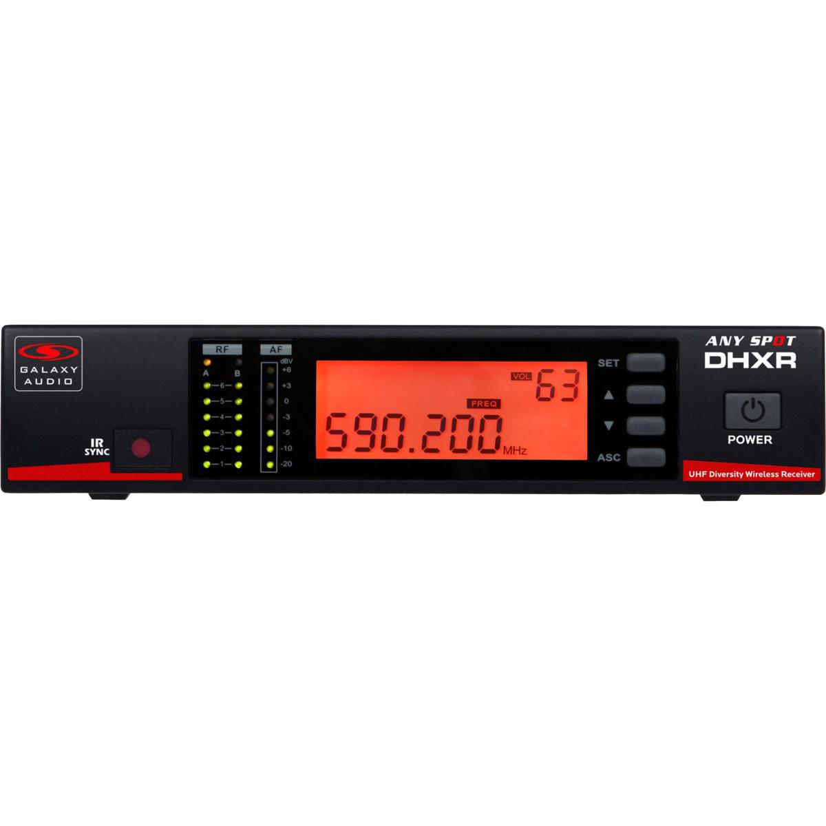 

Galaxy Audio DHXR Wireless Receiver, Frequency N: 518 - 542MHz