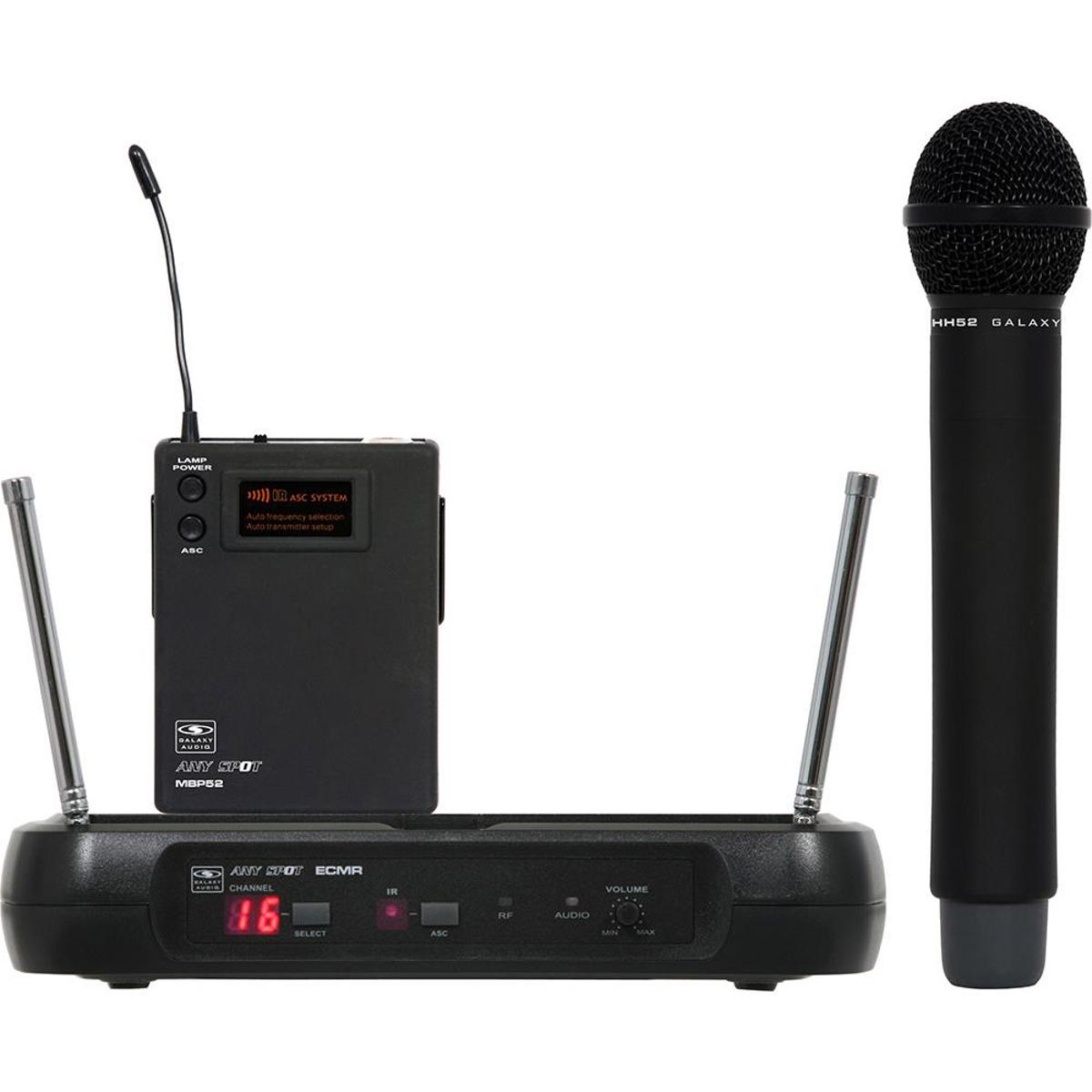

Galaxy Audio ECMR/52 ECM Wireless Microphone System, CODE D/584-607MHz