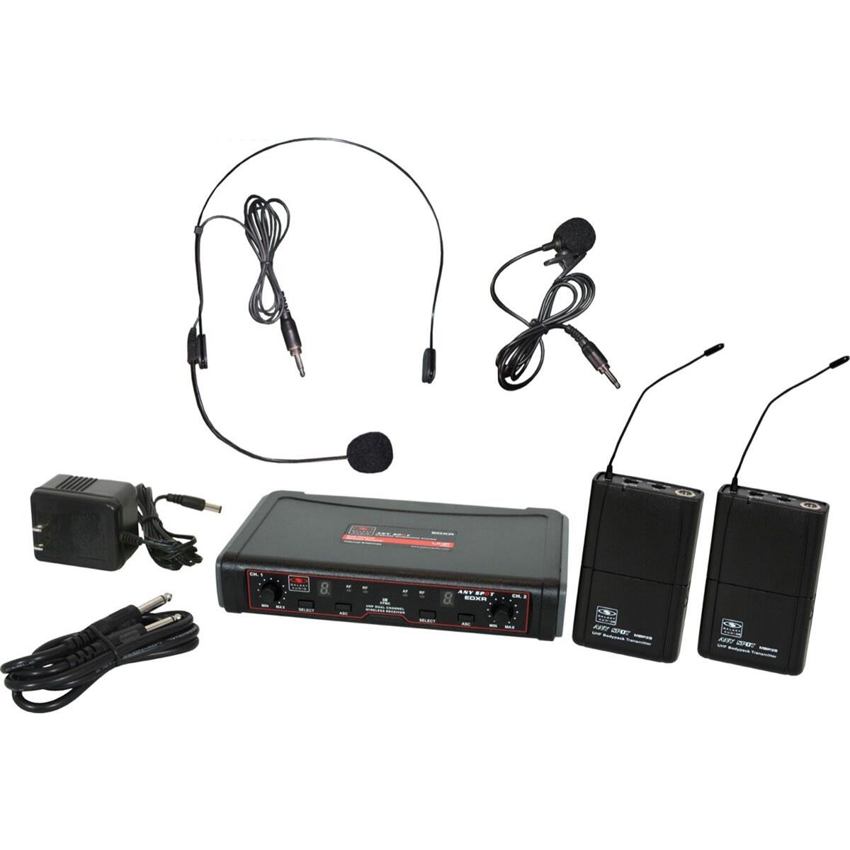 

Galaxy Audio Any Spot EDXR/38SV Wireless Microphone System, D: 584-607 MHz