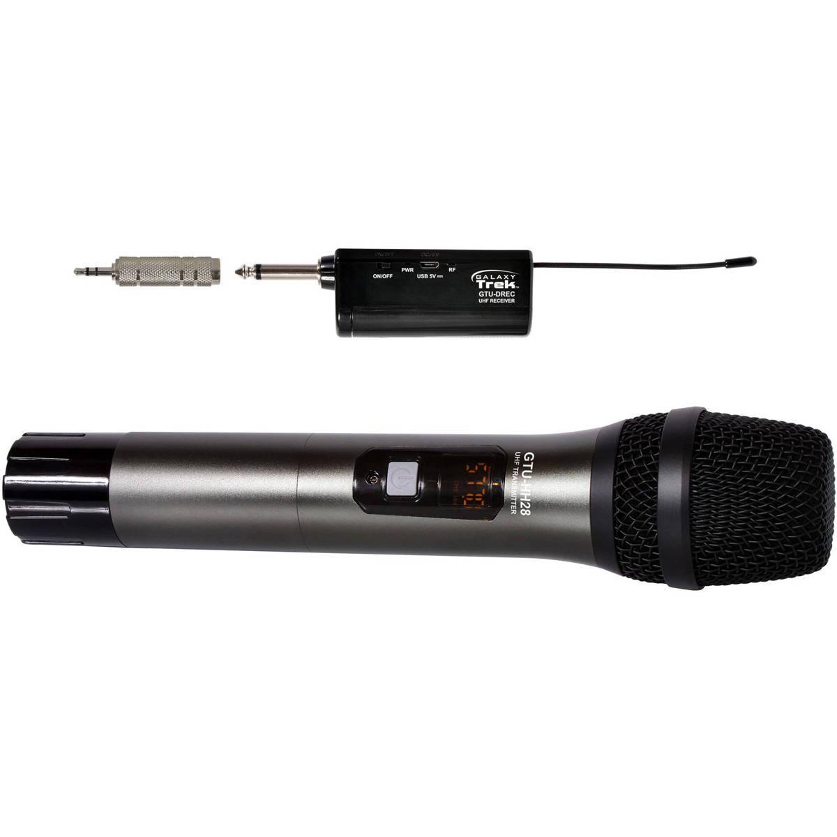 

Galaxy Audio Trek GTU Mini UHF Handheld Microphone System, A:524.5 - 594.5 MHz