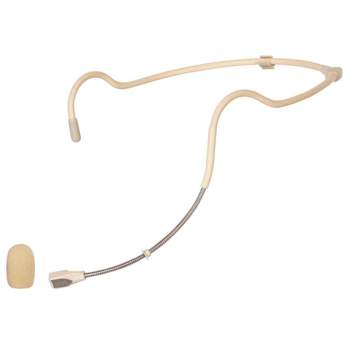 

Galaxy Audio HSM24 Waterproof Headset Microphone, 2x Audio Technica Cables,Beige