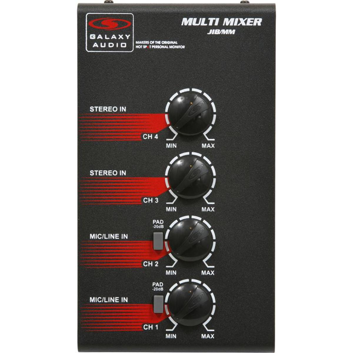 

Galaxy Audio JIB/MM Jack in the Box Multi Mixer