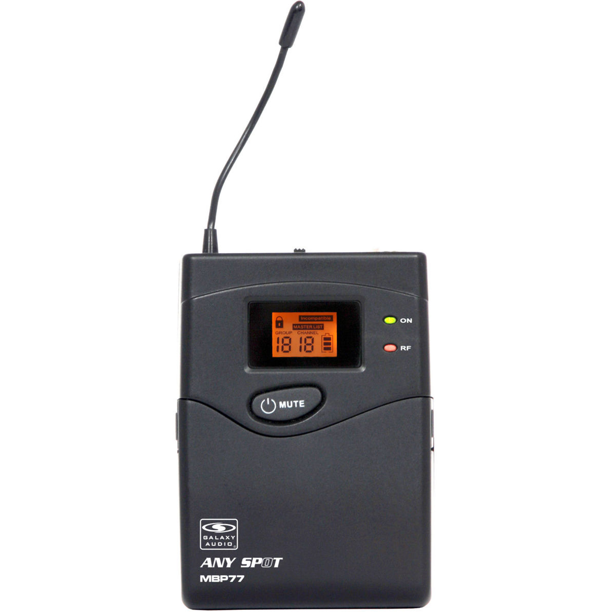 

Galaxy Audio MBP77 Body Pack Transmitter, D: 584-607MHz
