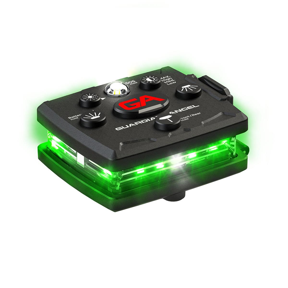 Image of Guardian Angel Micro Wearable Safety Light Green