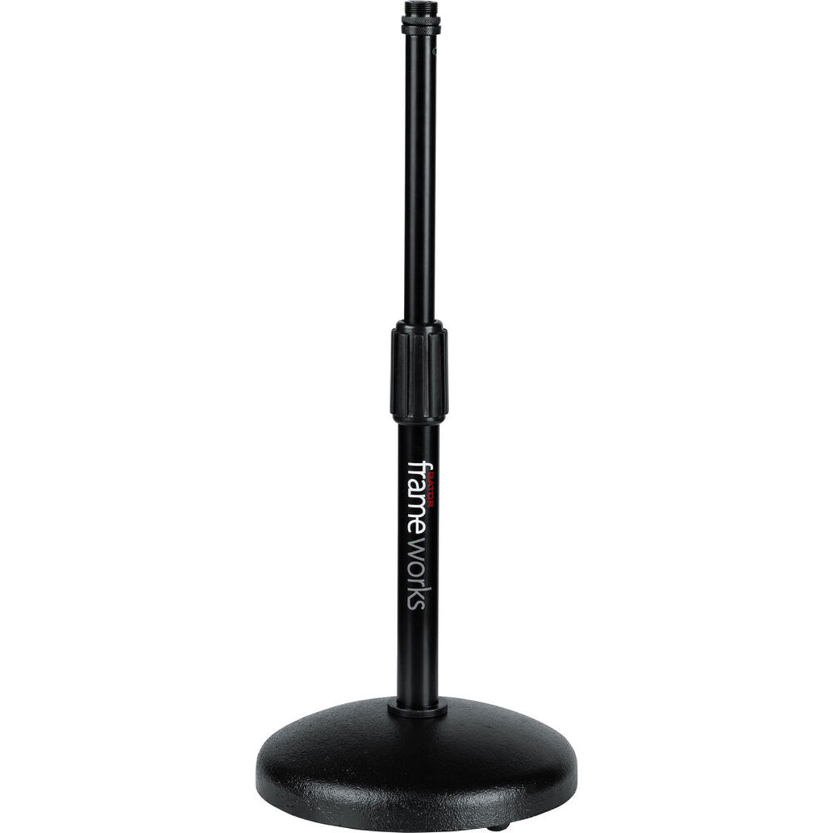 

Gator Cases Round Base Desktop Microphone Stand, Black