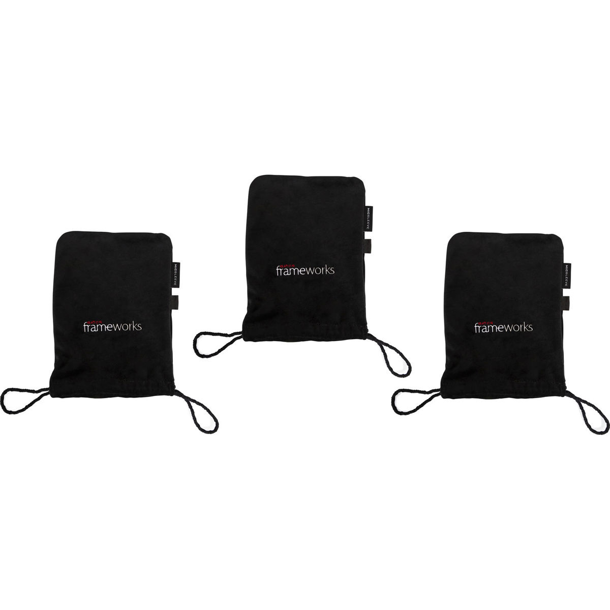 

Gator Cases Soft Velvet Bag for Studio Microphone, 3-Pack