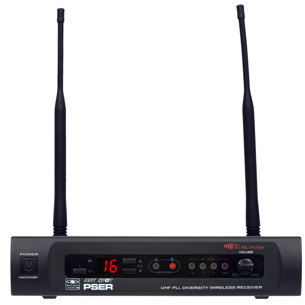 

Galaxy Audio PSER/52 UHF 16-Channel Wireless Bodypack System, D: 584-607MHz