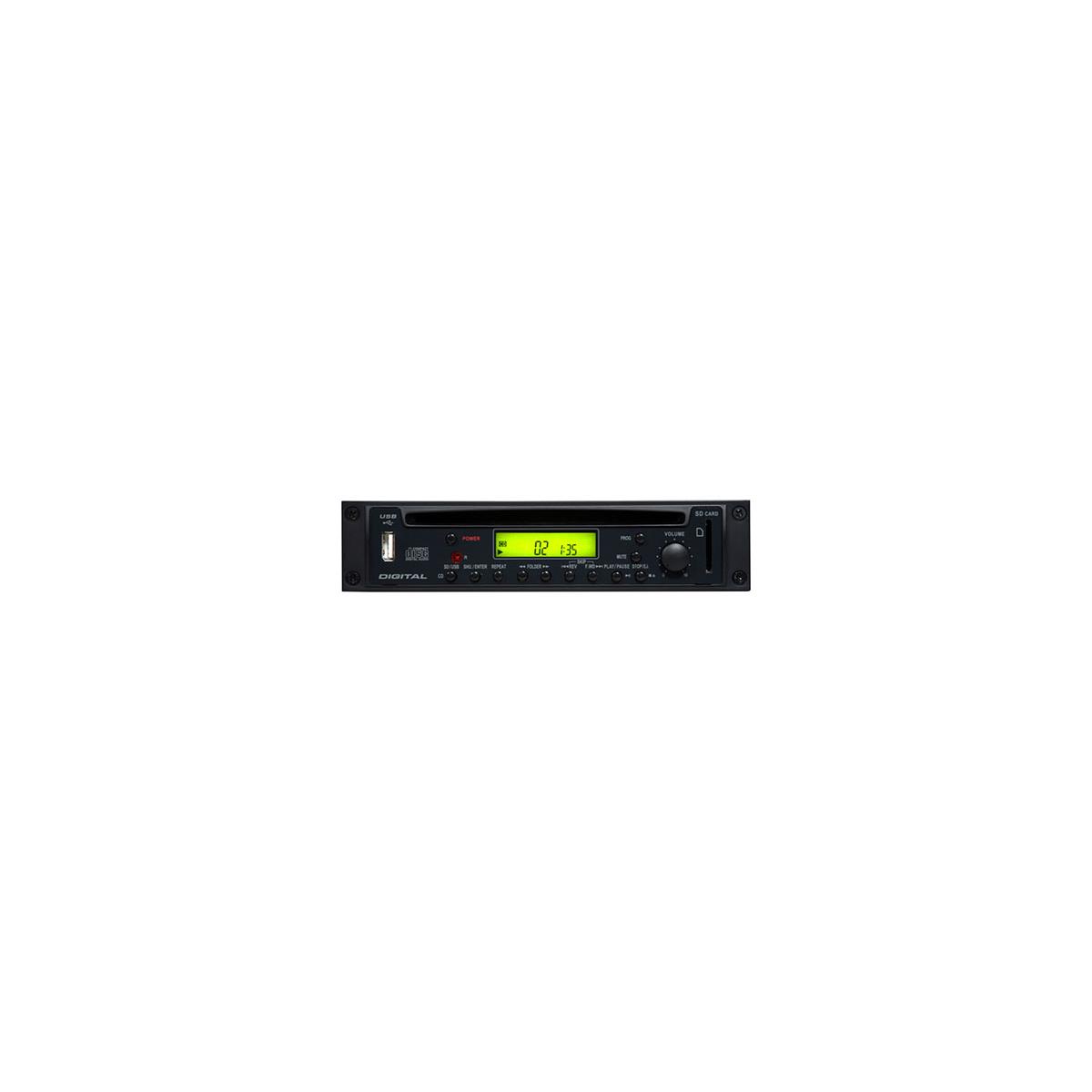 Image of Galaxy Audio RM-CD Rack Mount CD/MP3/SD/USB CD Player with Remote