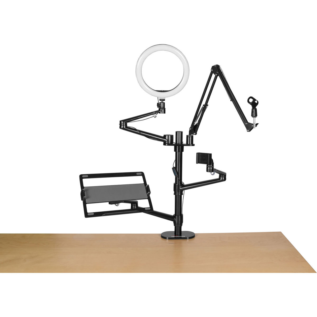 

Gator Cases Content Creation Desk Mount Stand with 6-Point Attachment System