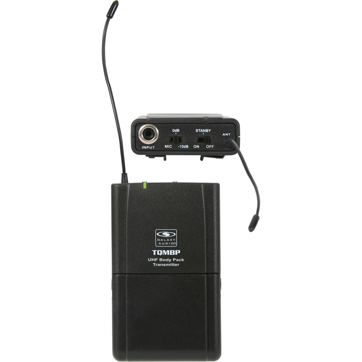 

Galaxy Audio TQMBP Bodypack Transmitter for Travel Quest 8 PA System
