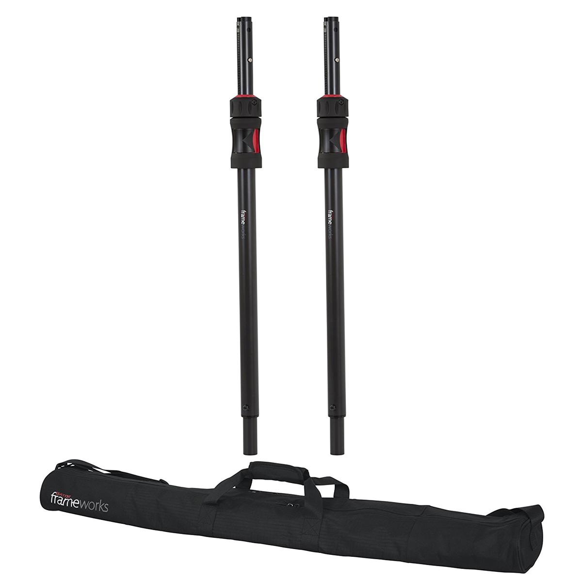 

Gator Cases Frameworks ID Speaker Sub Pole with Carry Bag, Pair