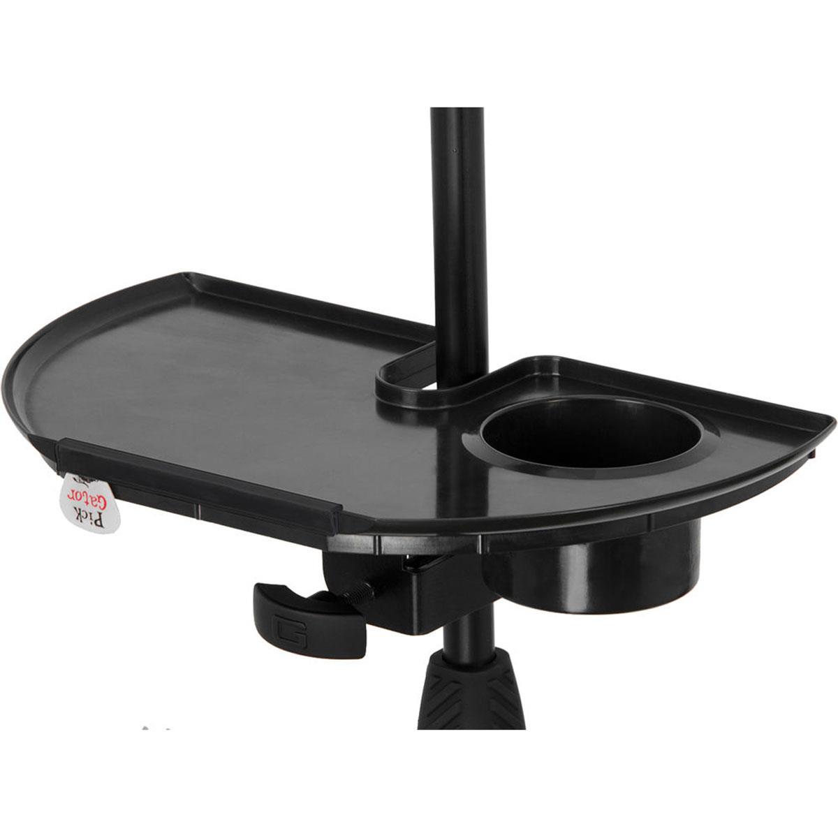 Image of Gator Cases Frameworks Microphone Stand Accessory Tray with Drink Holder