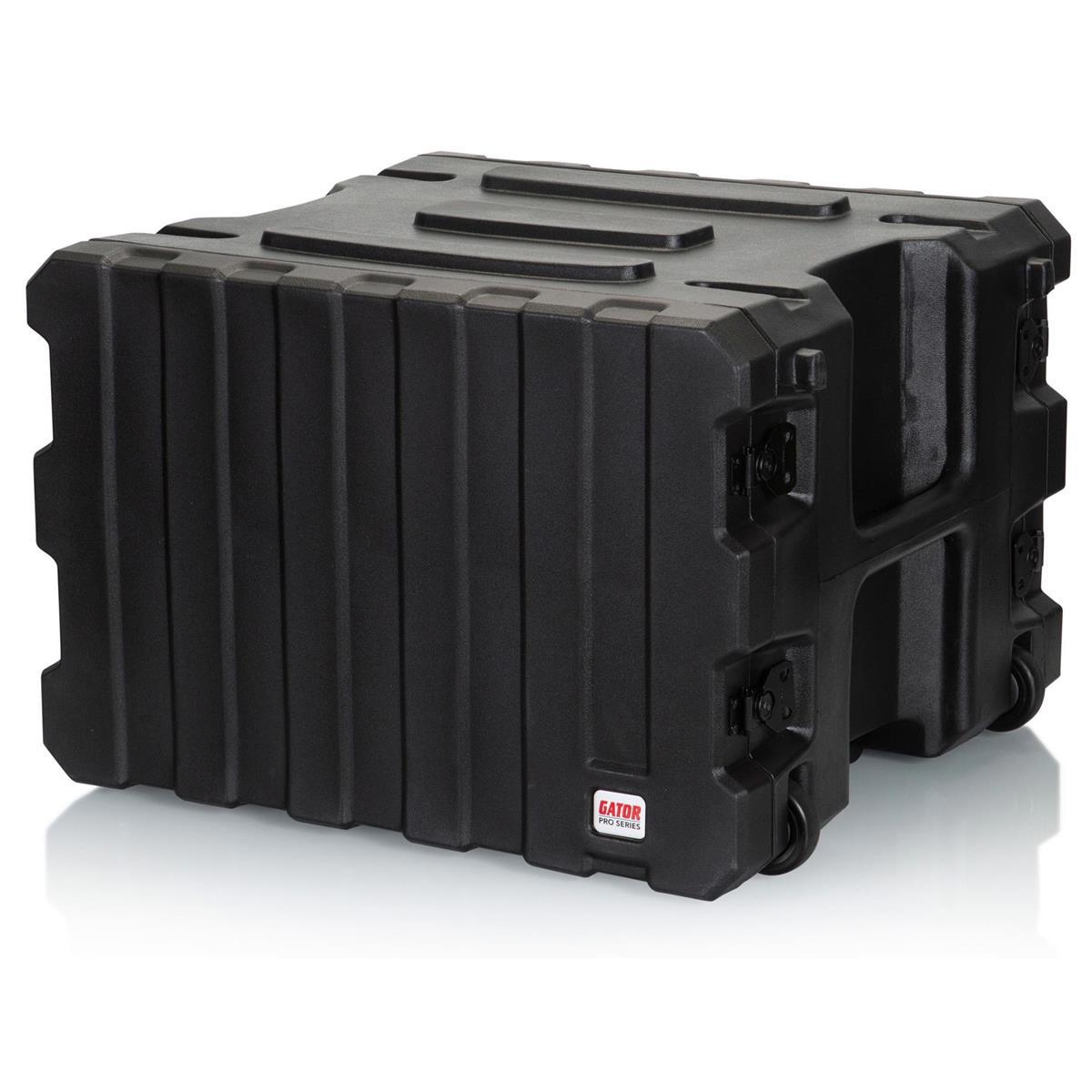 

Gator Cases Pro-Series Roto-Molded Rolling Rack Case 8 UNIT