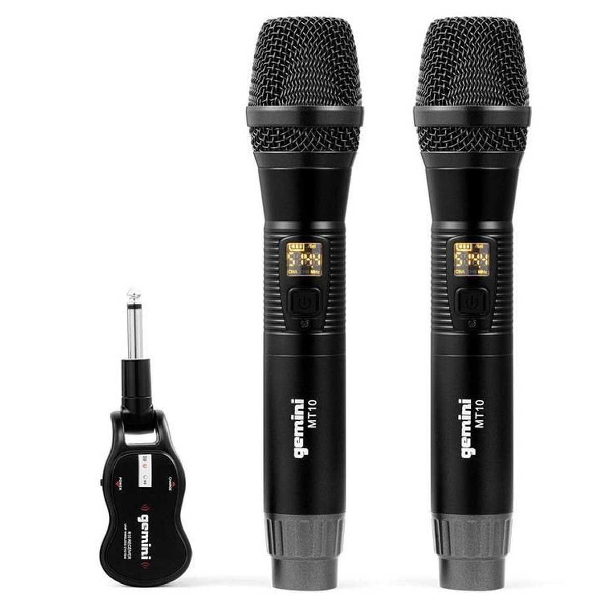 

Gemini GMU-M200 UHF Wireless Dual Handheld Microphone System