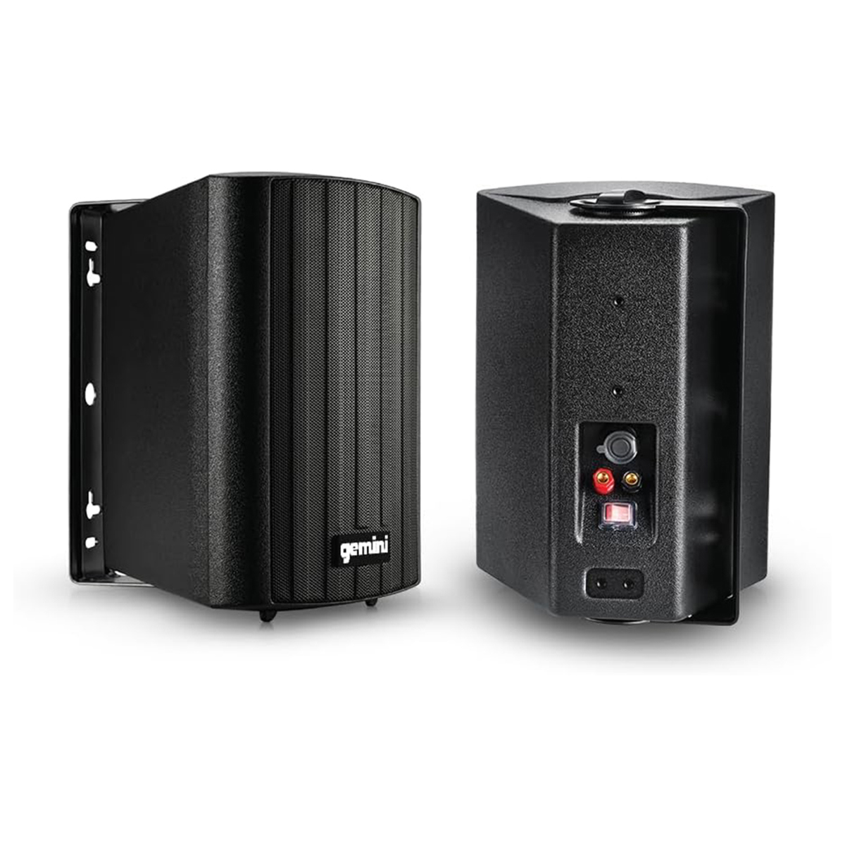 

Gemini GHSI-W400BT 4" 100W Waterproof Bluetooth Outdoor Wall Speakers, Pair Black