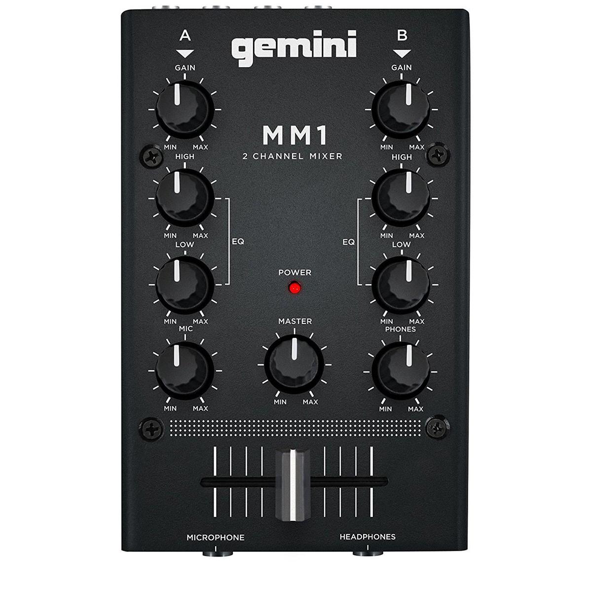 

Gemini MM1 2-Channel Audio DJ Mixer