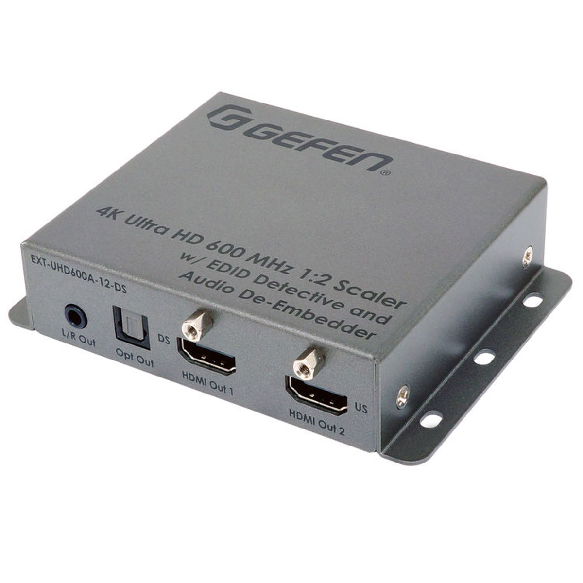 

Gefen 4K Ultra HD 600MHz 1:2 Scaler with EDID Detective & Audio De-Embedder