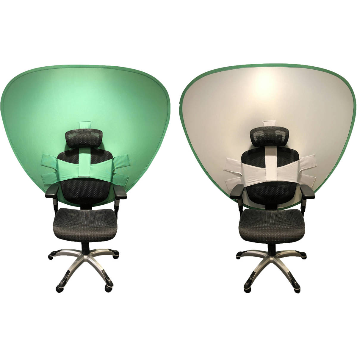 

Gig Gear Cam-A-Lot Video Conferencing Background Privacy Screen, Green/White
