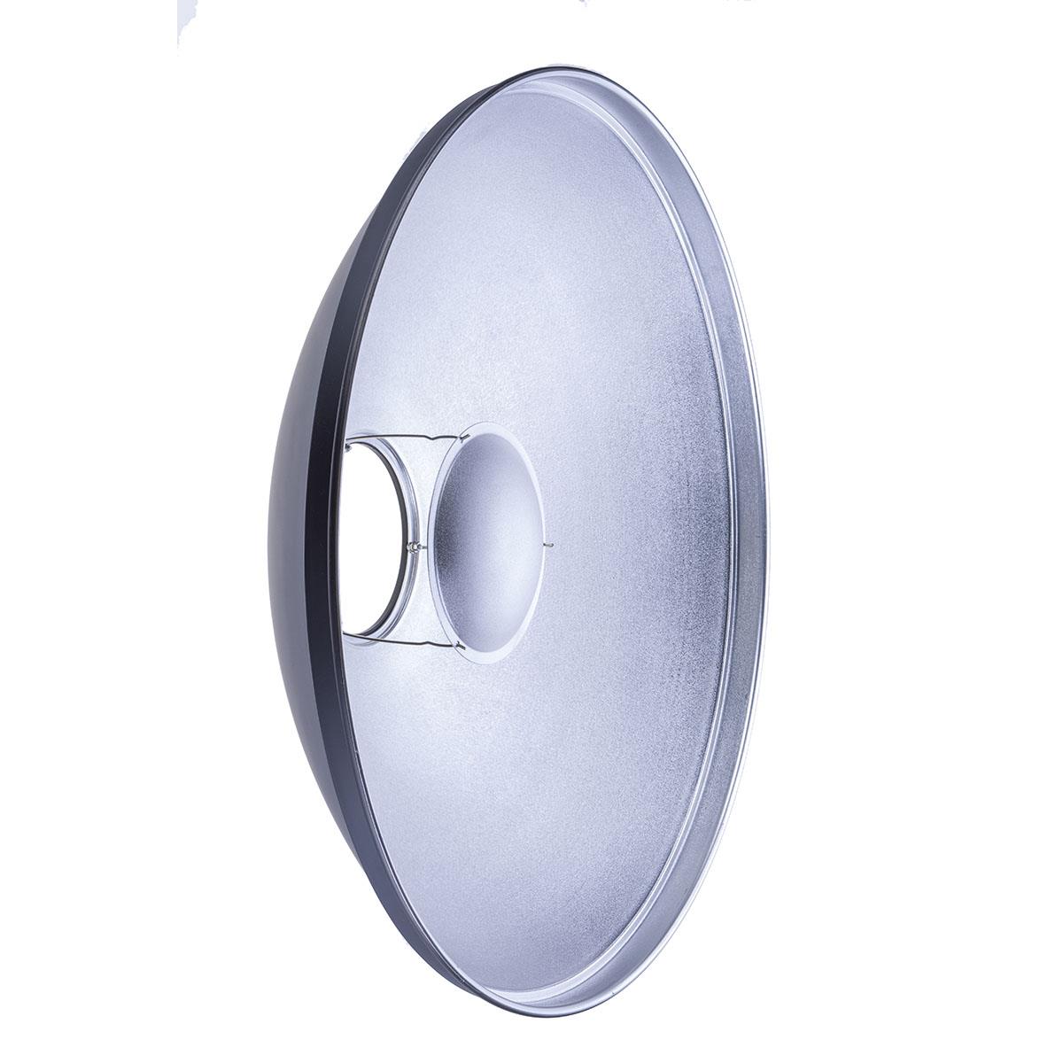 Image of Glow 17&quot; Silver Beauty Dish for Balcar White Lighting &amp; Alien Bees